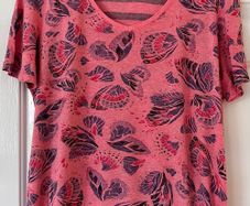 Ladies Orange&Blue T Shirt by Cecil