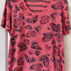 Ladies Orange&Blue T Shirt by Cecil