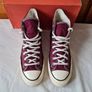 converse chuck Taylor 70 hi tops Size 9.5 eu 43 beetroot canvas in excellent condition Image 3