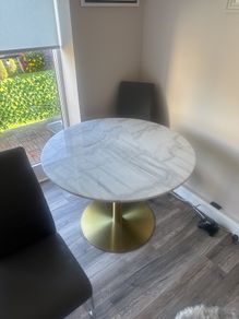 Marble Table & 4 Chairs