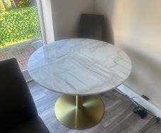 Marble Table & 4 Chairs