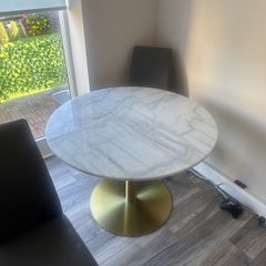 Marble Table & 4 Chairs