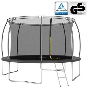 Trampoline Set Round 366x80 cm 150 kg