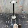 Art Deco vintage chromed fire place utensils c1960 Image 2