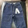 Noisy May Dark Blue High Waist Moni Straight Leg Jeans W26 L30 New With Tags Image 4