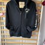 hoodie navy Hollister hoodie size medium sleeve logo Image 2