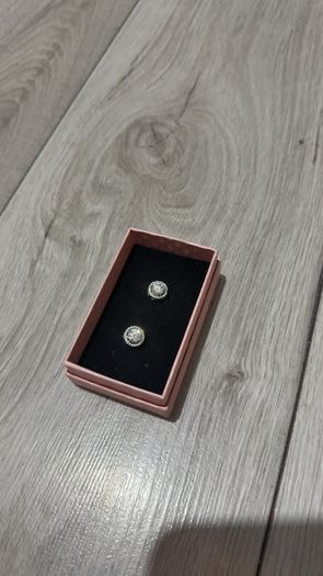 VVS1 Moissanite Halo earrings