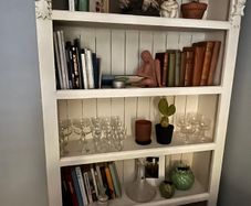 Solid Wood Display Cabinet / Large Bookcase