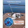 Vertical Fishing Windlass, 12V DC 600W, Windlass Anchor Systems Fit for 6.35 mm Chain or 14.3 & 15.9 mm Nylon Rope, Max Pull 320 kg, 316 Stainless Steel Construction, for Boats 6-11 m Image 3