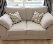 Pair of 2 seater grey couches