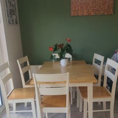kitchen table and 6 chairs