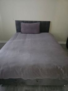 double bed grey
