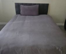 double bed grey