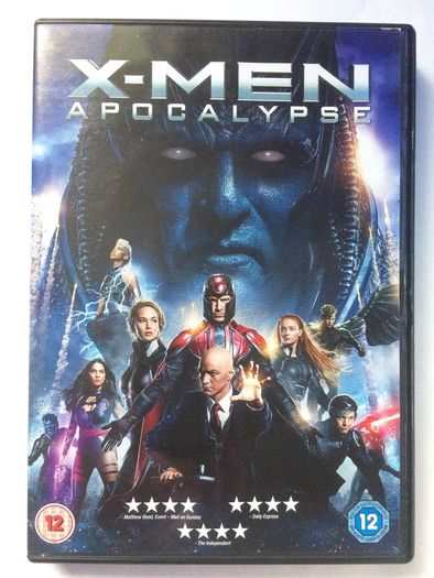 X-Men: Apocalypse (Marvel) [2016] James McAvoy, Michael Fassbender, Jennifer Lawrence, Oscar Isaac, Nicholas Hoult, Rose Byrne, Tye Sheridan, Sophie Turner, Olivia Munn & Lucas Till  [Movie DVD]