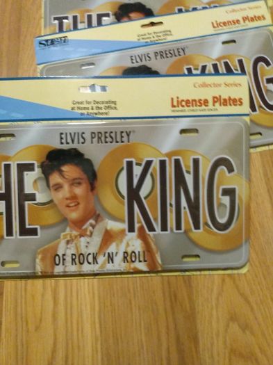 Elvis, Gold Disc License Plate, Free Post