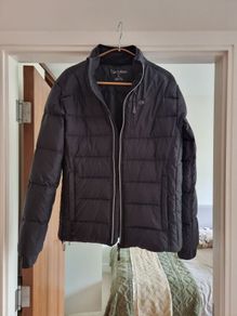 clavin klein black puffer jacket