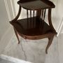 French Mahogany Corner Table