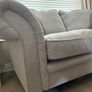 4 seater and 2 seater grey sofa. Image 5