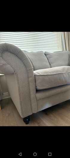 4 seater and 2 seater grey sofa.