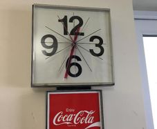 Coca Cola Wall Clock Year 1974