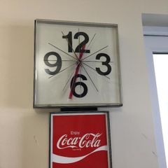 Coca Cola Wall Clock Year 1974