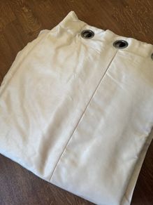 90/90 cream curtains two pairs