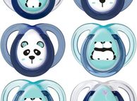 main image for ad Anytime Soothers, Symmetrical Orthodontic Design, BPA-Free Silicone, 6-18m, Pack of 6 Dummies