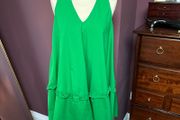 Penneys Green UK8 Tiered Mini Dress