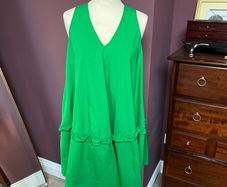 Penneys Green UK8 Tiered Mini Dress