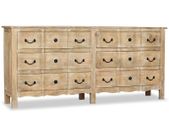 Sideboard Solid Mango Wood 200x40x90 cm