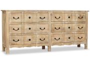 Sideboard Solid Mango Wood 200x40x90 cm