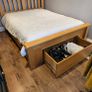 Solid wooden king size bed Image 3