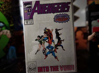Avengers ! Issue #314 ! Sersi joins Avengers team ! Spider-Man Appearance ! Copper Age Comic from 1990 ! by Marvel !