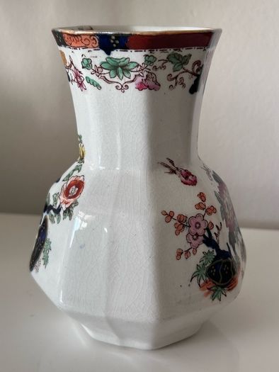 Mason patent ironstone china vase from 1861-91.