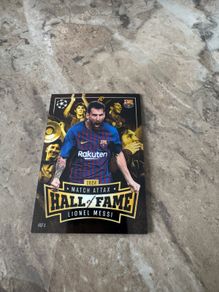 Messi Hall of Fame card