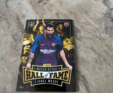 Messi Hall of Fame card