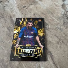 Messi Hall of Fame card