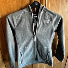 Girls North Face fleece hoodie MEDIUM