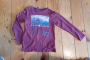 Age 9-10 Wine Coloured Long Sleeved Top