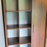 Sliding 3 Door Wardrobe Walnut Colour with lights Image 3