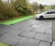 Artificial Grass Sled Track