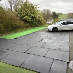 Artificial Grass Sled Track