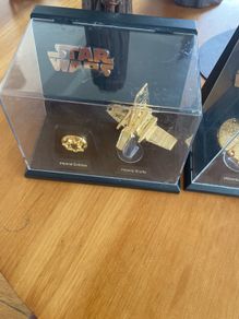 Star Wars Gold plated models
