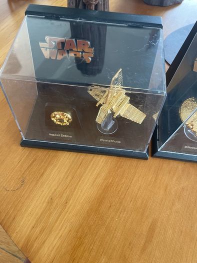 Star Wars Gold plated models