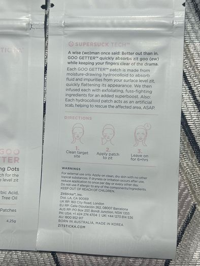 GOO GETTER 36 spot clarifying hydrocolloid dots BNIB