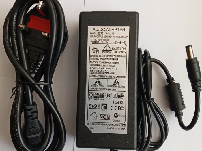 Htrc Rc-218 Ac/dc Adapter 15v 6a