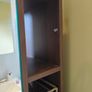Walnut finish bathroom unit Image 4