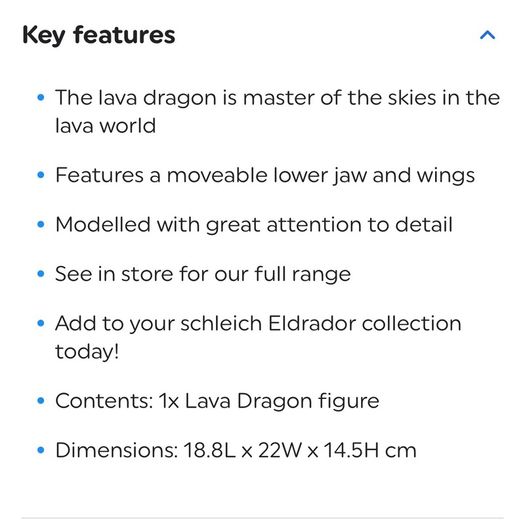 Schleich Eldrador Lava Dragon