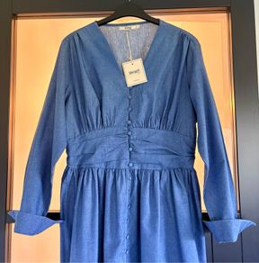 Soft denim dress Size L 12 - 14 BNWT
