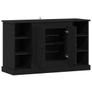 Sideboard Black Oak 100 x 35.5 x 60 cm Engineered Wood Image 7